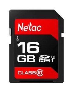 Карта памяти P600 SDHC 16GB U1 C10 up to 80MB s retail pack Netac