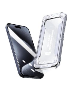 Защитное стекло ELFY с аппликатором от пыли для iPhone 15 Plus с аппликатором от пыли для iPhone 15  Elfy
