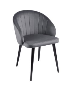 Кресло Луиза 53x79x53 см цвет темно серый Без бренда