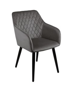 Кресло Анри 59x84x52 см цвет графитовый Без бренда
