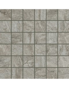 Глазурованный керамогранит Alpi Grigio Inserto Mosaico 30x30 см 1 35 м матовый цвет серый Coliseumgres
