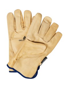 Перчатки кожаные FBF50 размер 10 утепленные Delta plus