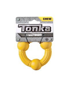Игрушка для собак Кольцо рифленое цвет желтый 10 2см Tonka