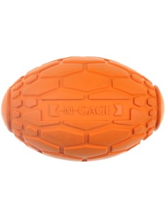 Игрушка для собак N Gage Мяч регби суперпрочный из резины 9см Chomper