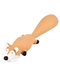 Игрушка для собак Лиса с пищалкой 25см латекс Foxie