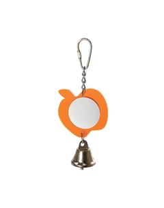 Игрушка для птиц Зеркало Яблочко 9,5/20х6см Триол