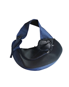 Сумка-переноска для животных через плечо 35х13х25см темно-синяя Теремок