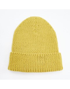 Жёлтая мериносовая шапка Voloshina nataly