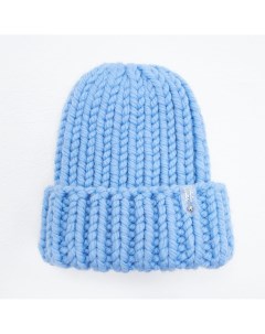 Голубая шапка из перуанской шерсти Voloshina nataly