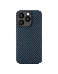 Чехол для Apple iPhone 15 Pro Supreme Case Magsafe Kevlar синий Ubear