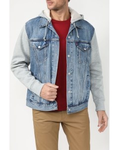 Джинсовая куртка комбинированная с капюшоном Levi's®