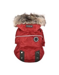 Куртка для собак с капюшоном Brock красная XXL Южная Корея Puppia