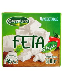 Сырный продукт рассольный Feta White Cheese сычужный из буйволиного молока ЗМЖ 500 г Greenland