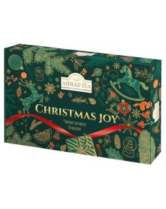Чайный набор Ассорти Радость Рождества 8 вкусов 40 пакетиков Ahmad tea