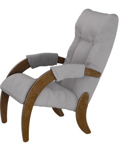 Кресло для отдыха Модель 61 Ткань ультра смок каркас орех антик от фабрики Мебелик