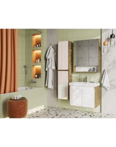 Мебель для ванной Сканди Doors 70 см дуб рустикальный Акватон