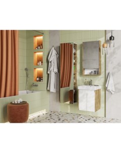Мебель для ванной Сканди Doors 45 см дуб рустикальный Акватон