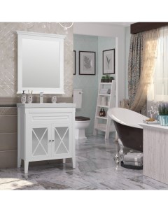 Мебель для ванной Палермо 80 белый матовый Opadiris