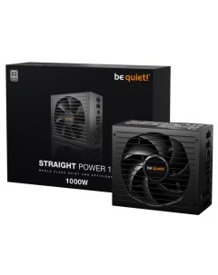 Блок питания 1 кВт ATX Straight Power 12 135 мм 80 Plus Platinum Retail BN338 Be quiet!