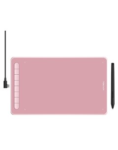 Графический планшет XP Pen Deco LW 254x152 5080 lpi USB Bluetooth перо беспроводное розовый IT1060B_ Xppen