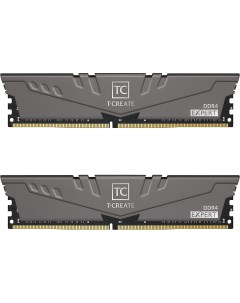 Комплект памяти DDR4 DIMM 16Gb 2x8Gb 3200MHz CL16 1 35 В T Create Expert TTCED416G3200HC16FDC01 Team group