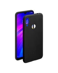 Чехол накладка Gel Color Case для смартфона Xiaomi Redmi 7 2019 полиуретан черный 87143 Deppa