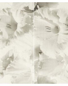 Плитка панно Celia белые цветы 60х50 см 2 шт в комплекте Gracia ceramica