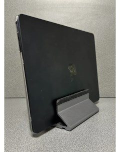 Вертикальная алюминиевая подставка держатель для ноутбука планшета серая Ivalga