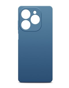 Чехол на Tecno POP 8 силиконовый синий матовый Brozo