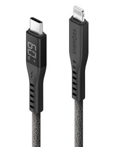 Кабель USB C to Lightning Magnetic C94 1 5m Black Energea