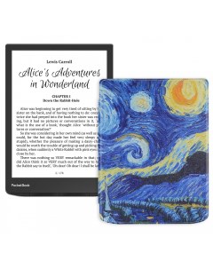 Электронная книга 743G InkPad 4 Stardust Silver обложка ReaderONE Van Gogh Pocketbook