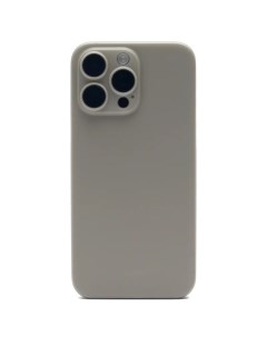Чехол для iPhone 15 Pro AIR Skin Серый титан Kzdoo