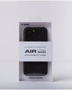 Чехол для iPhone 15 Pro AIR Skin Черный Kzdoo
