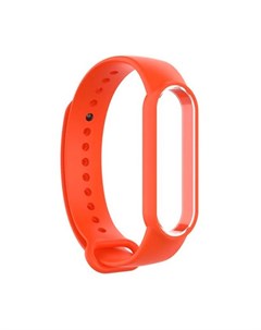 Ремешок NoName Silicone для смарт браслета Xiaomi Mi Band 5 Orange Nobrand