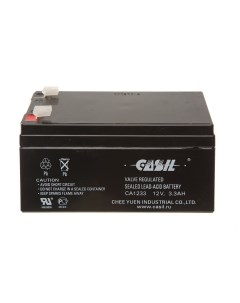 Свинцово кислотный аккумулятор CA1233 12В 3 3Ач Casil
