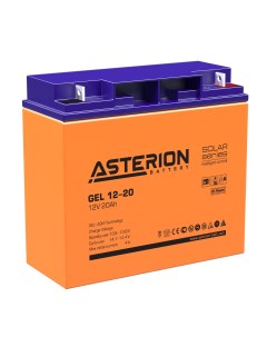 Гелевый аккумулятор Asterion GEL 12 20 Delta battery