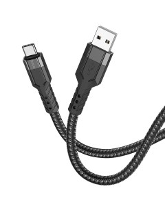 USB Кабель Type C U110 1 2м черный Hoco