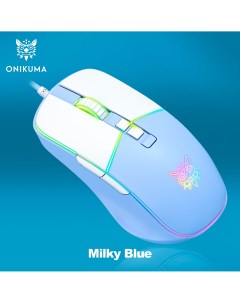 Проводная игровая мышь CW916 B голубой Onikuma