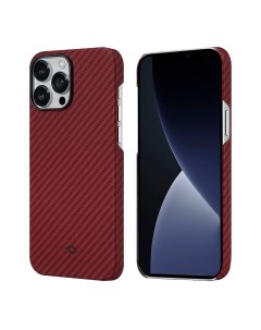 Чехол MagEZ Case для iPhone 13 Pro 61 красный кевлар арамид Pitaka