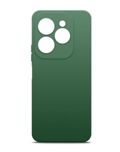 Чехол для Infinix Smart 8 Plus силиконовый матовый зеленый опал Miuko