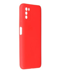 Чехол для Poco M3 Silicone Soft Touch Red ASTXPM3RD Alwio