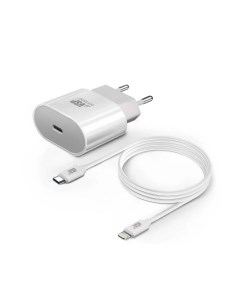 Сетевое зарядное устройство USB type C 8 pin Lightning Apple 3A белый 506 Borasco