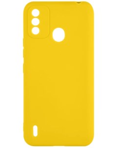 Чехол Ultimate для Itel A48 силиконовый желтый Red line