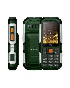 Мобильный телефон 2430 Tank Power Green Silver Bq