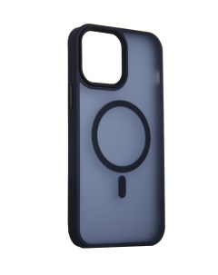 Чехол My Choice для iPhone 12 12 Pro магнитный совместимый с MagSafe темно синий Aks-guard