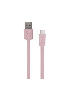Кабель U2 плоский USB Type C Pink Usams