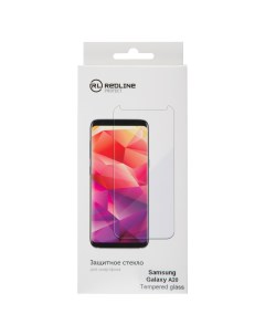 Защитное стекло для Samsung Galaxy A20 2019 Black Frame Red line