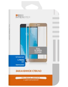 Защитное стекло для Nokia 3 1 2018 Black IS TG NOK31FSBK UA3B201 Interstep