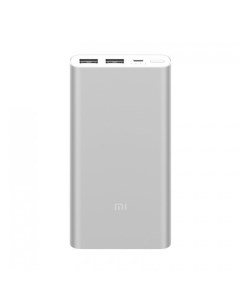 Внешний аккумулятор Mi Power Bank PLM09ZM 10000 mAh VXN4228CN Silver Xiaomi