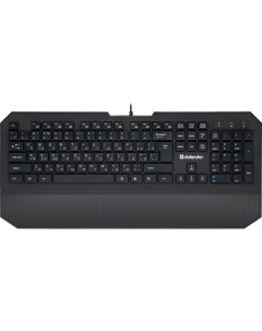 Проводная клавиатура Oscar SM 600 Pro Black 45602 Defender